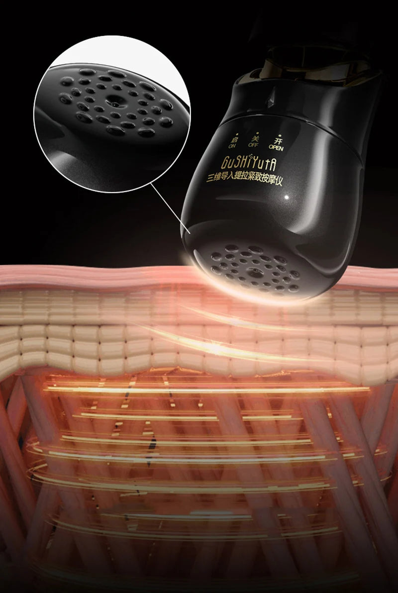 Serenova™ | Aparato de masaje 3 en 1: rostro, cuello y ojos