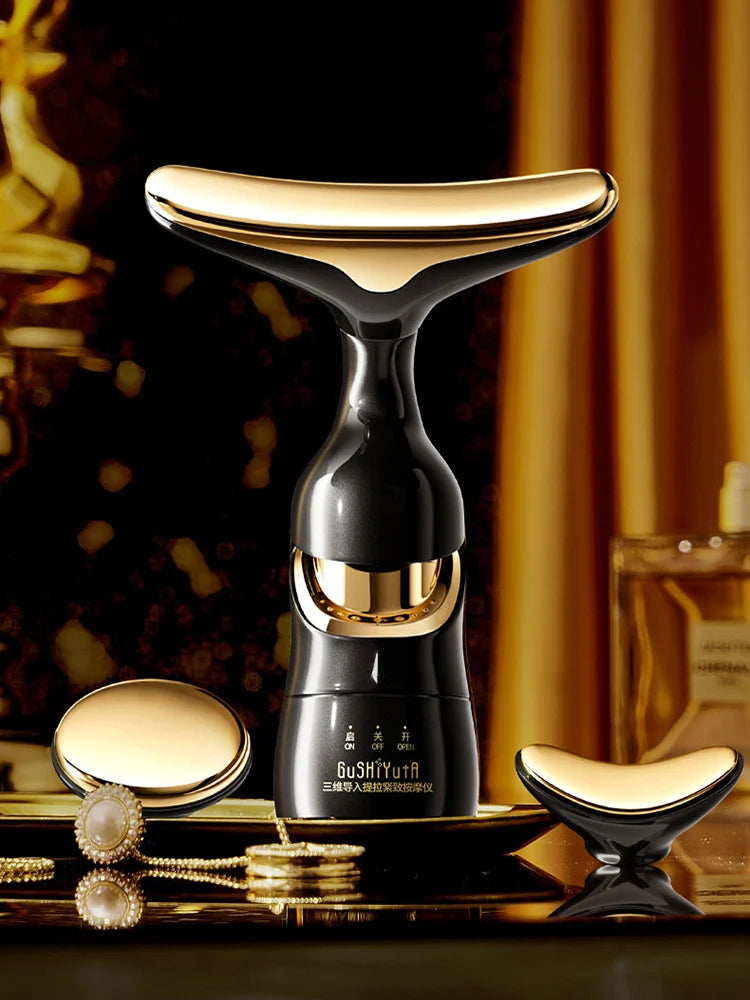 Serenova™ | Aparato de masaje 3 en 1: rostro, cuello y ojos