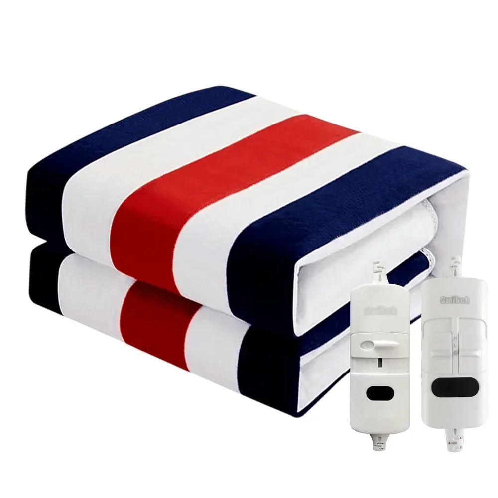Serenova™ | Manta eléctrica inteligente 110-220 V: comodidad en invierno con control de temperatura y apagado automático