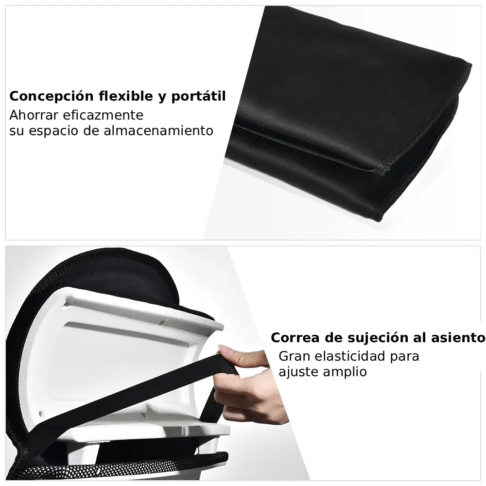 Serenova™ | Cojín de masaje eléctrico vibrante con calor: alivia el dolor de espalda, cuello y lumbar | Uso doméstico y en el coche